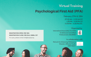 Virtual Training Course - Psychological First Aid